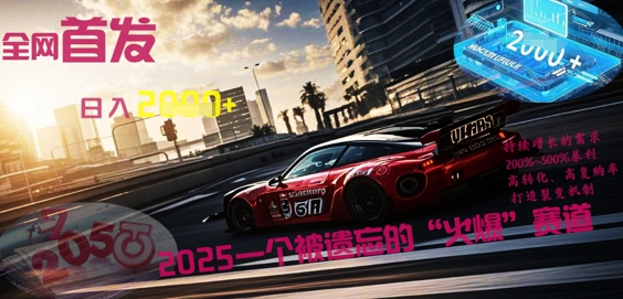 全网首发：2025一个被遗忘的“火爆”赛道轻松日入多张 - 壹启创课-壹启创课