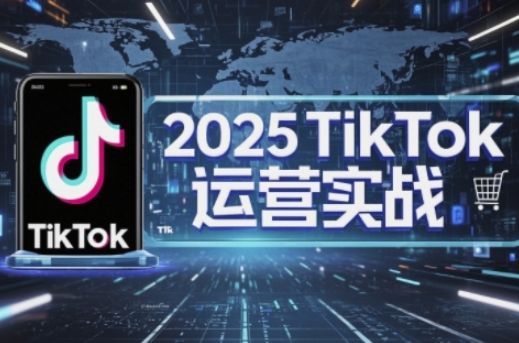 2025TikTok电商运营，掌握TikTok店铺运营核心技巧，实现低成本高转化 - 壹启创课-壹启创课