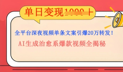 全平台深夜文案新风口：DeepSeek生成百万播放量金句，治愈系内容涨粉速度快4倍 - 壹启创课-壹启创课