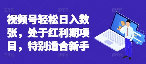 视频号轻松日入数张，处于红利期项目，特别适合新手 - 壹启创课-壹启创课